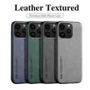 Ultra Thin Leather Case for iPhone 15 14 13 12 11 Pro Max XS XR 7 8 Plus Cover