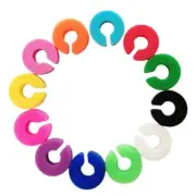 Wine Glass Markers Set of 12 Mini Circle Silicone Drink Glass Charms Tags Labels