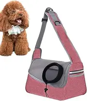 Dog Sling Carrier,Carrying Bag Cat Carriers | Dog Carry Bag with Storage Pocket, Breathable Travel Pet Carrier, Puppy Carrier for Cats Small Dogs, Pet Supplies