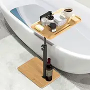 Rectangular Side Tables for Small Spaces,Sofa Side Table Small Coffee Table,Liftable Bathtub Side Table for Luxury Bath Spa
