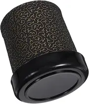 Abaodam 1 Set Portable PU Dice Cup with Lid Mute Shaking Dice Rolling Cup Includes Small Dices for Board Games and Parties Compact and Easy to Store