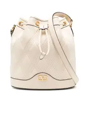 Valentino Garavani Quiltie Leather Bucket Bag