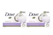 Dove Relaxing Beauty Bar Soap 6 pk Lavender Oil & Chamomile 3.75 oz Moisturizing