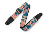 Levy's Leathers 2" Wide Polyester Guitar Strap Nature Tentacles & Waves
