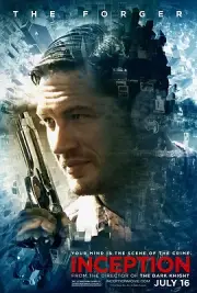 Inception movie poster : Tom Hardy poster : 11 x 17 inches : Inception poster