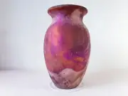 Copper matte Raku vase , Large vase , 2.5 liters volume , pottery , American Rak