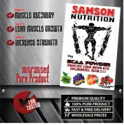 BCAA 2:1:1 Powder 1kg, Choose 4 Amazing Flavours & Unflavoured, Premium Quality