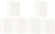 COHEALI Paper Core 6 Pack Notebook Refill Notepad Replacement Planner Binder Paper