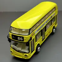 在飛比找蝦皮商城精選優惠-天鷹合金車模1:36雙層公車回力聲燈光玩具巴士汽車音樂模型擺