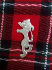 Mens Scottish Lion Rampant Kilt Pin Silver Plated/Highland lion rampant kilt pin