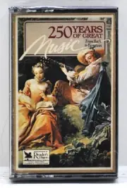 250 YEARS OF GREAT MUSIC, Tape 2 Cassette Reader's Digest NEW / SEALED