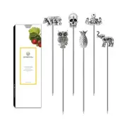Cocktail Picks Stainless Steel Martini Reusable Olive Picks Premium quality