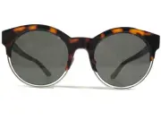Christian Dior Sunglasses DiorSideral1 J6ANR Brown Tortoise Silver Rimmed 145