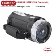 HDV900 Pro 4K/48MP/60FPS 18X Digital Zoom Camcorder F2.0 FOV60 HDV Camera #sz