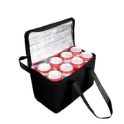 Portable Insulated Lunch Cooler Bag (Black)