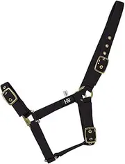Hy Holly Fully Adjustable Head Collar (UK Size: Full) (Black)