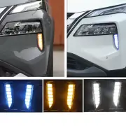 DRL LED Daytime Running Light Bumper Fog Lamp For 2021 2022 Nissan Rogue