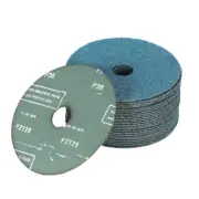 LABLT 25Pcs 36 Grit 5" × 7/8" Zirconia Resin Fiber Disc Grinding & Sanding Discs