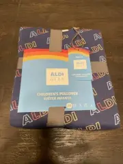 Aldi Gear Blue Logo Children’s Pullover Sweater Size 3T