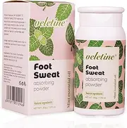 veletine Foot Sweat Absorbing Powder, Travel Size Feet Odor Powder for Smelly Shoes And Stinky Feet, Refreshing Foot Deodorizer Stick for Men＆Women,30g/1.05 oz