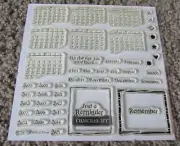Close To My Heart Acrylic Stamp Set CTMH - D1339-Moments in Time - New