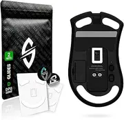 SensoryBoost DPS Glides Set of 2 for Razer DeathAdder V2 Pro, Ultra Fast, Rounded Edges, Durable, Self-Adhesive, Replacement Mouse Feet, Skates, Gaming Mouse Accessories