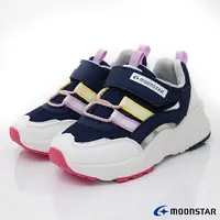 在飛比找樂天市場購物網優惠-日本月星Moonstar機能童鞋2E輕量運動款3265深藍(