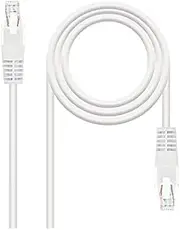 Network Cable – RJ45 Cat.5e UTP Patch Cable, AW24, 5 m, White, Ideal for Fast and Secure Connections in Networks