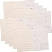 CORHAD 10pcs Blank Staff Music Notebook for Composing and Practicing Portable Music Composition Book for Guitar and Piano Versatile Smooth and Compact Design