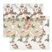 Baby Play Mat - Large Folding Foam Play Mat for Infants, Babies, Toddlers, Wa...
