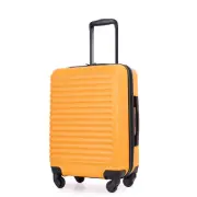 20 Inch Hardshell Luggage Travel Suitcase Spinner Wheel Lightweight 20" Yellow