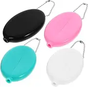 [Minkissy] Variety Coin Pouches Set Change Bag Vintage Money Bag Coin Storage Holder Key Pendant
