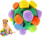 Dog Sniffing Toys | Portable Colorful Interactive Dog Balls,Unbreakable Sniffle Interactive Treat Ball, Dog Treat Dispenser Toy, Dog Puzzle Toy Ball for Small Medium Dogs