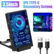 3.5" IPS Type-C To USB Mini CPU Sensor Panel Display Monitor Vertical Screen Au