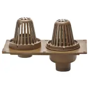 Smith Light Commercial Roof Drain,11-3/4 in. H, 3"pipe 148-Y03 Smith Light
