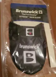 New Brunswick Men's Black Offense Bowling Shoe Slider Retaining Strap One Size