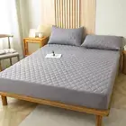 Waterproof Throw Mattress Cover Bed Fitted Sheet Mattress Protector Single/Doubl