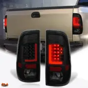 For 97-07 Ford Super Duty Red 3D LED L-Bar Tail Light Brake/Reverse Lamp Tinted (for: Ford)