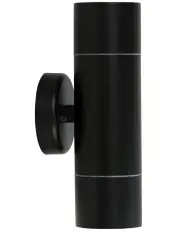[Oriel Lighting] Zeta Up/Down LED Ready Wall Light 2 Pieces in Black