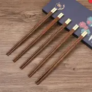 High Quality Premium Wenge Chopsticks Gift Box Packaging Cutlery Tableware Set