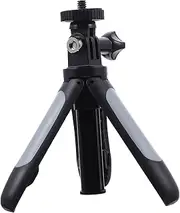 Angoily Extendable Mini Tripod Stand Sturdy Stainless Steel Camera Adapter for Tripod Camera White