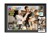 64GB 2K Digital Picture Frame WiFi6&5G Digital Photo Frame 100% sRGB 1920x128...