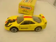 1995 MATCHBOX SUPERFAST MB 24 YELLOW FERRARI F40 NEW IN BOX