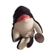 Coca Cola Black White Whale Bean Bag Plush 1998 North Pole Character Series Toy