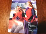 MANOS DEL URUGUAY, 9 PATTERNS FOR KNIT SWEATERS.