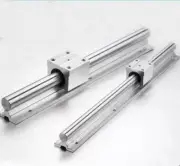 2X SBR10-475mm10MM FULLY SUPPORTED LINEAR RAIL SHAFT ROD + 4 SBR10UU Block