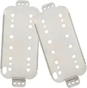 Yardwe 2 PCS Pickup Base Plate Set for Humbucker Pickups Pole Spacing Durable Cupronickel for Electric Guitar Replacement
