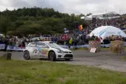 WRC Rallye Deutschland 2014 Jari Matti Latvala VW WRC Action Old Photo 1
