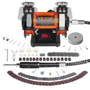 Jewelry Polisher Buffer Adjustable Speed Bench Grinder Polishing Machine