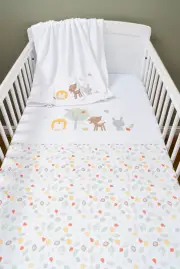 Silvercloud Treetops Forest Baby 3 Piece Coverlet Bedding Set